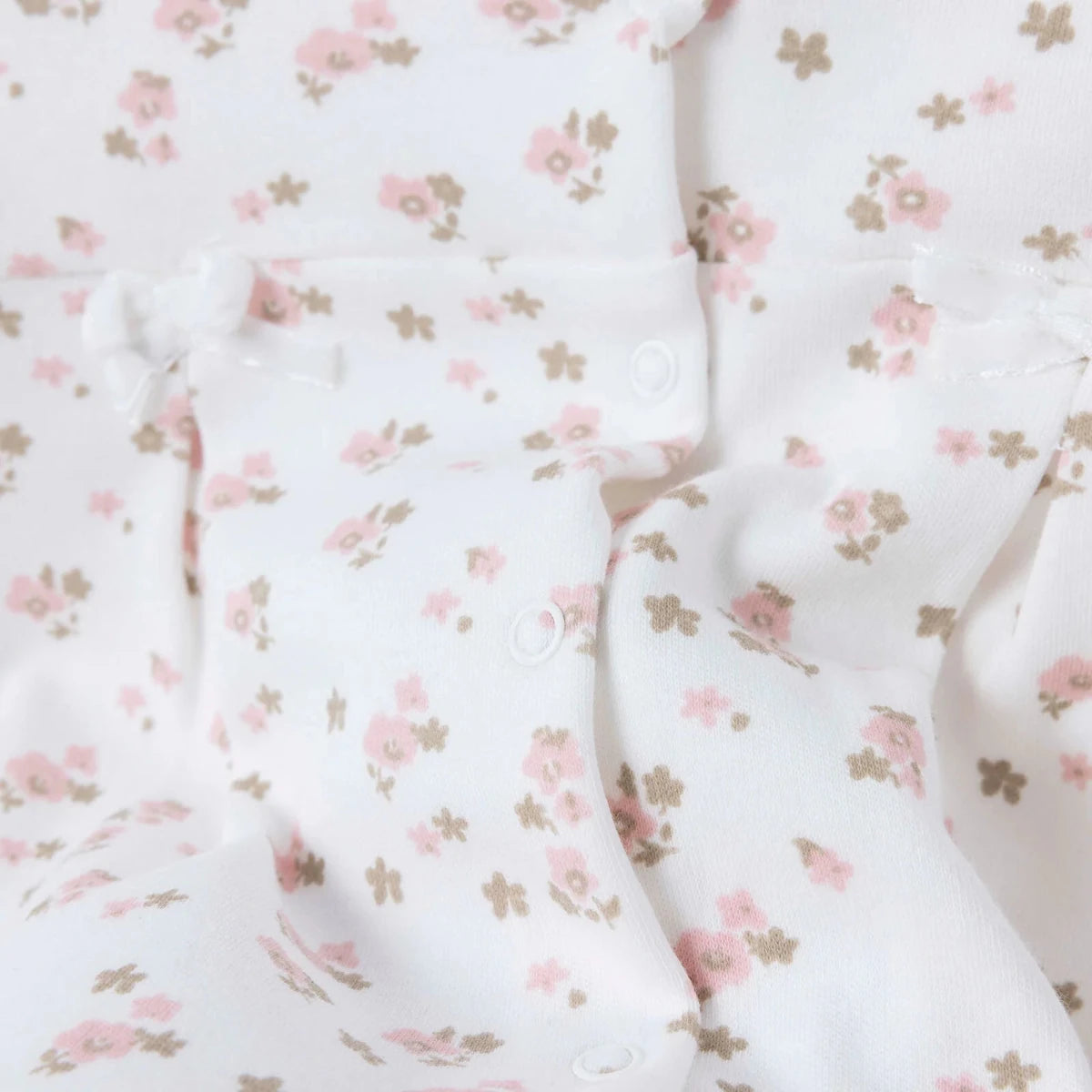 HelloBaby Floral Print Peter Pan Collar Baby Pyjama Set (3-6 Months to 2-3 Years) Pink - ebebek
