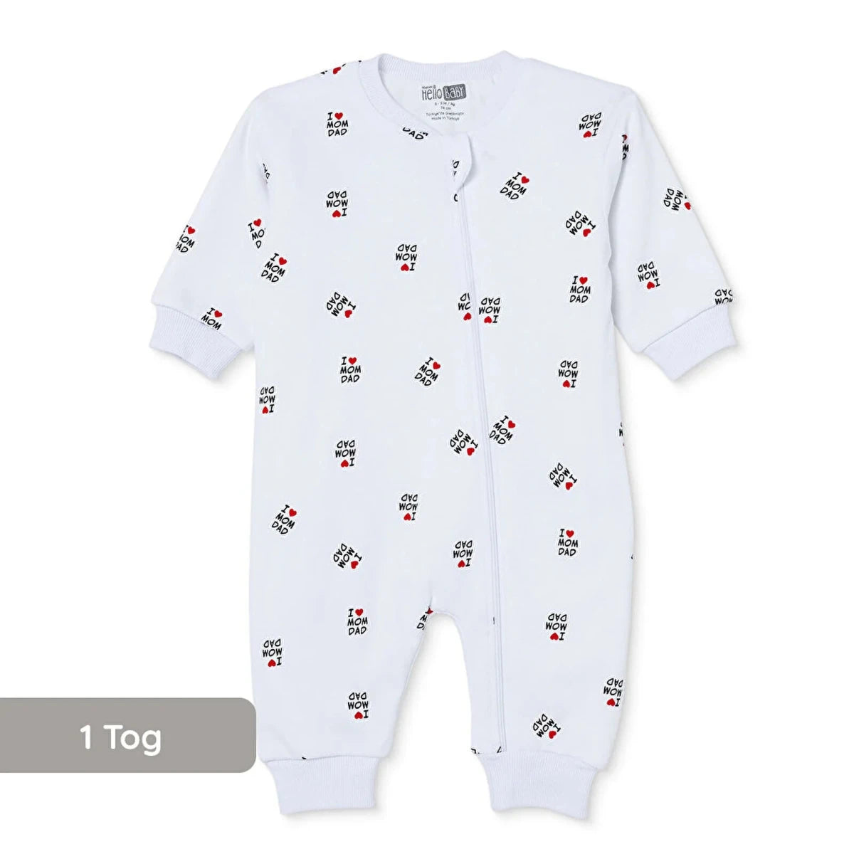 HelloBaby 1 Tog Baby Sleep Bag with Legs (6-9 Months to 4-5 Years) Ecru - ebebek