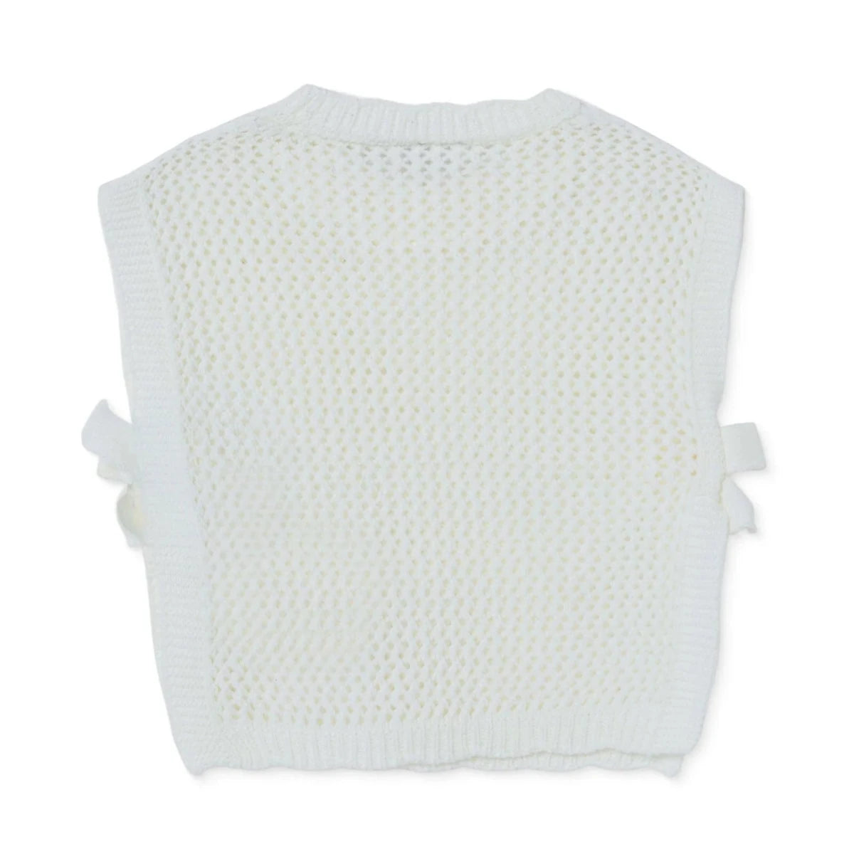 HelloBaby Knitted Baby Gilet (9-12 Months to 4-5 Years) Ecru - ebebek