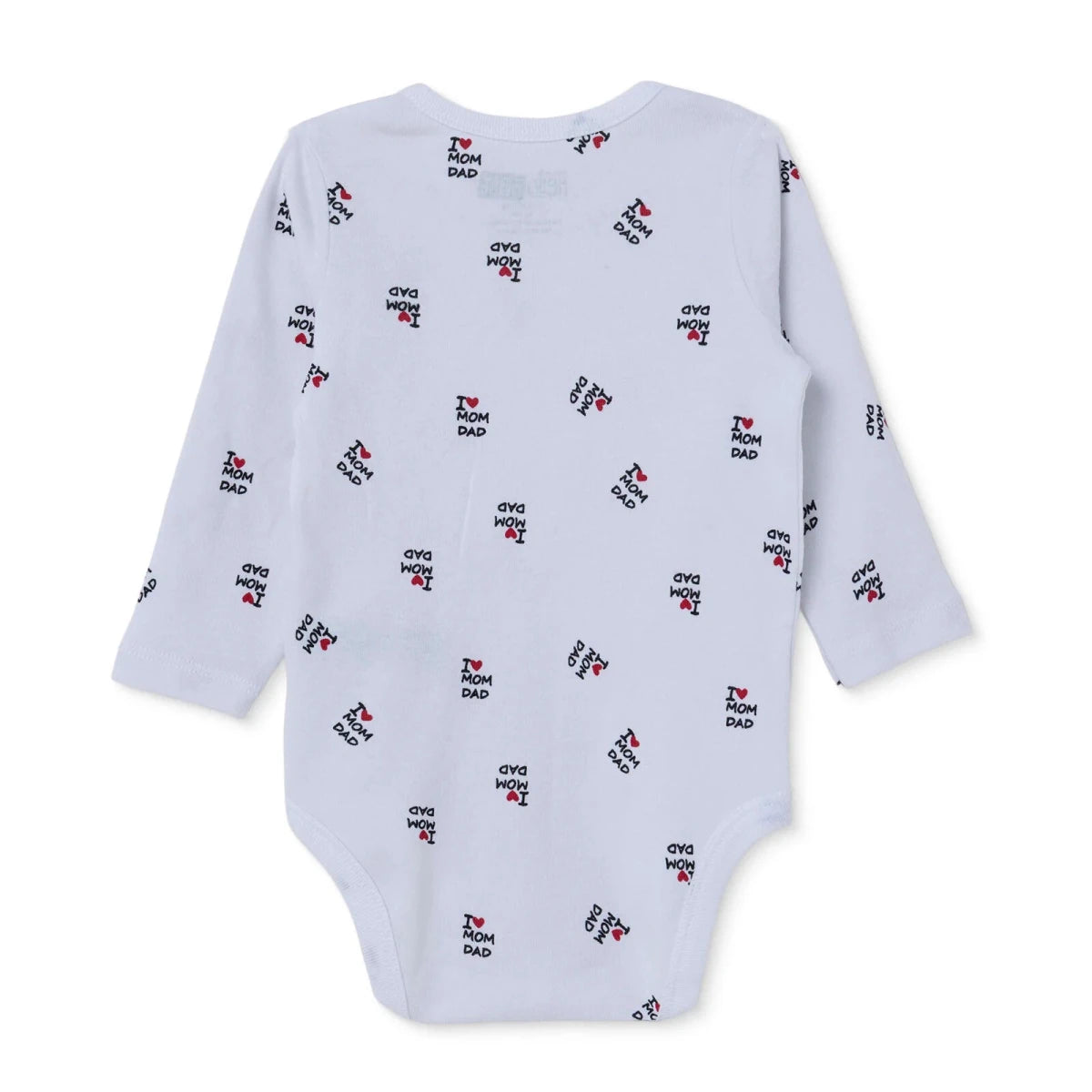 HelloBaby Long Sleeve Baby Bodysuit (1-3 Months to 2-3 Years) White - ebebek