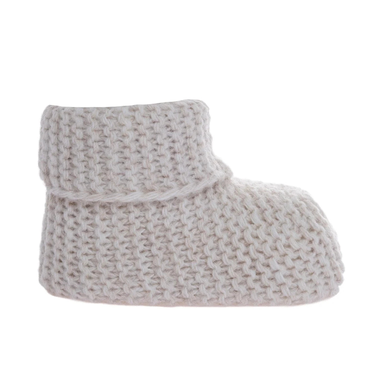 Kitti Knitted Baby Booties (One Size) Beige - ebebek