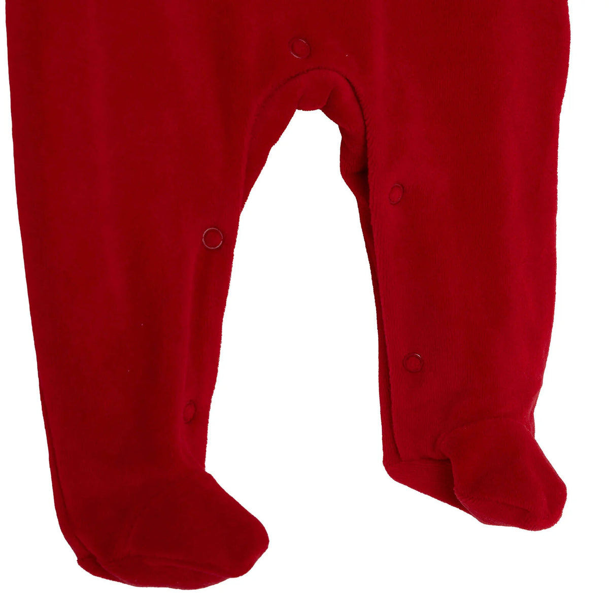 HelloBaby Animal Print Velour Long Sleeve Footed Baby Sleepsuit (Newborn to 6-9 Months)