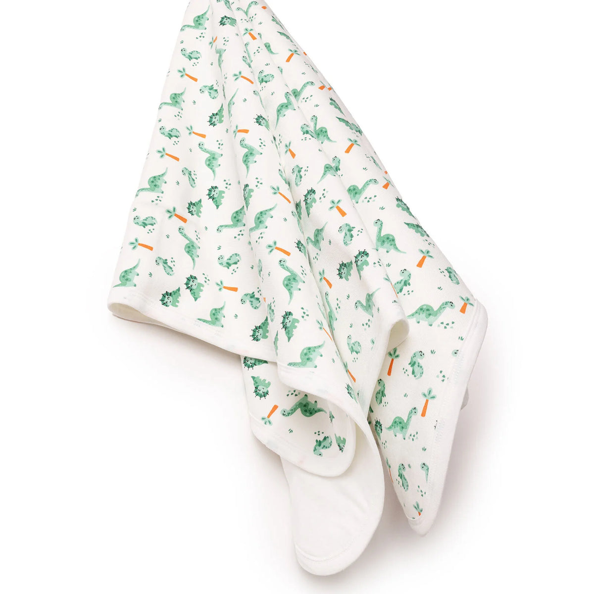 Little Dreams Dinosaur Print Baby Blanket (90 x 100 cm)