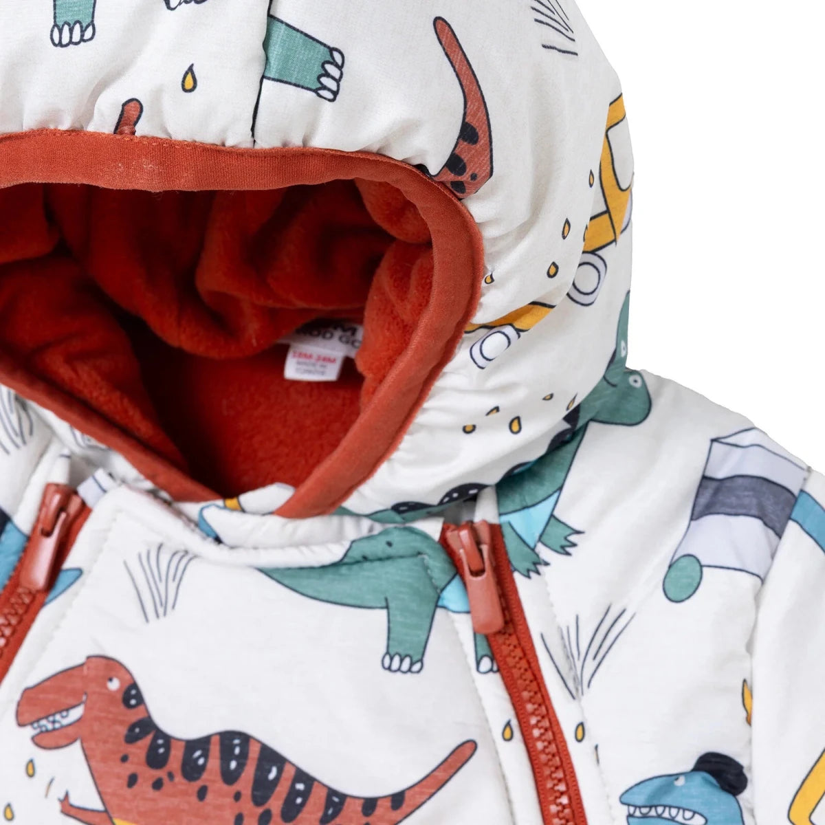 Midimod Dinosaur Print Baby Pramsuit (9-12 Months to 18 Months-2 Years) Printed - ebebek
