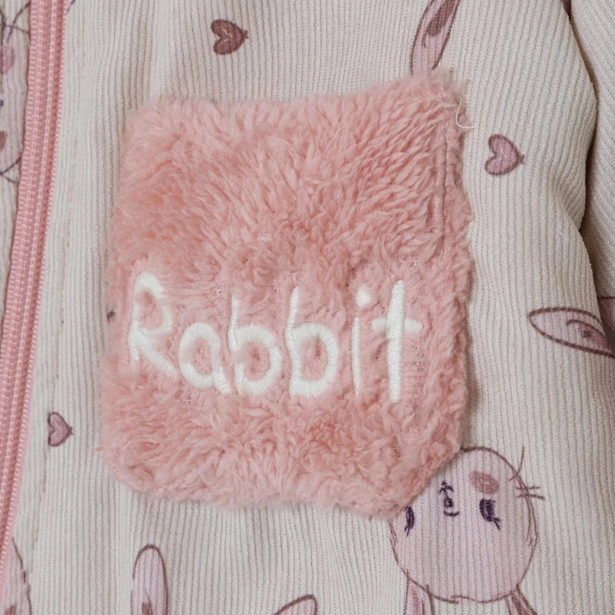 Midimod Hooded Zip-Up Soft Fleece Baby Pramsuit (1-3 Months to 12 Months) Ecru - ebebek