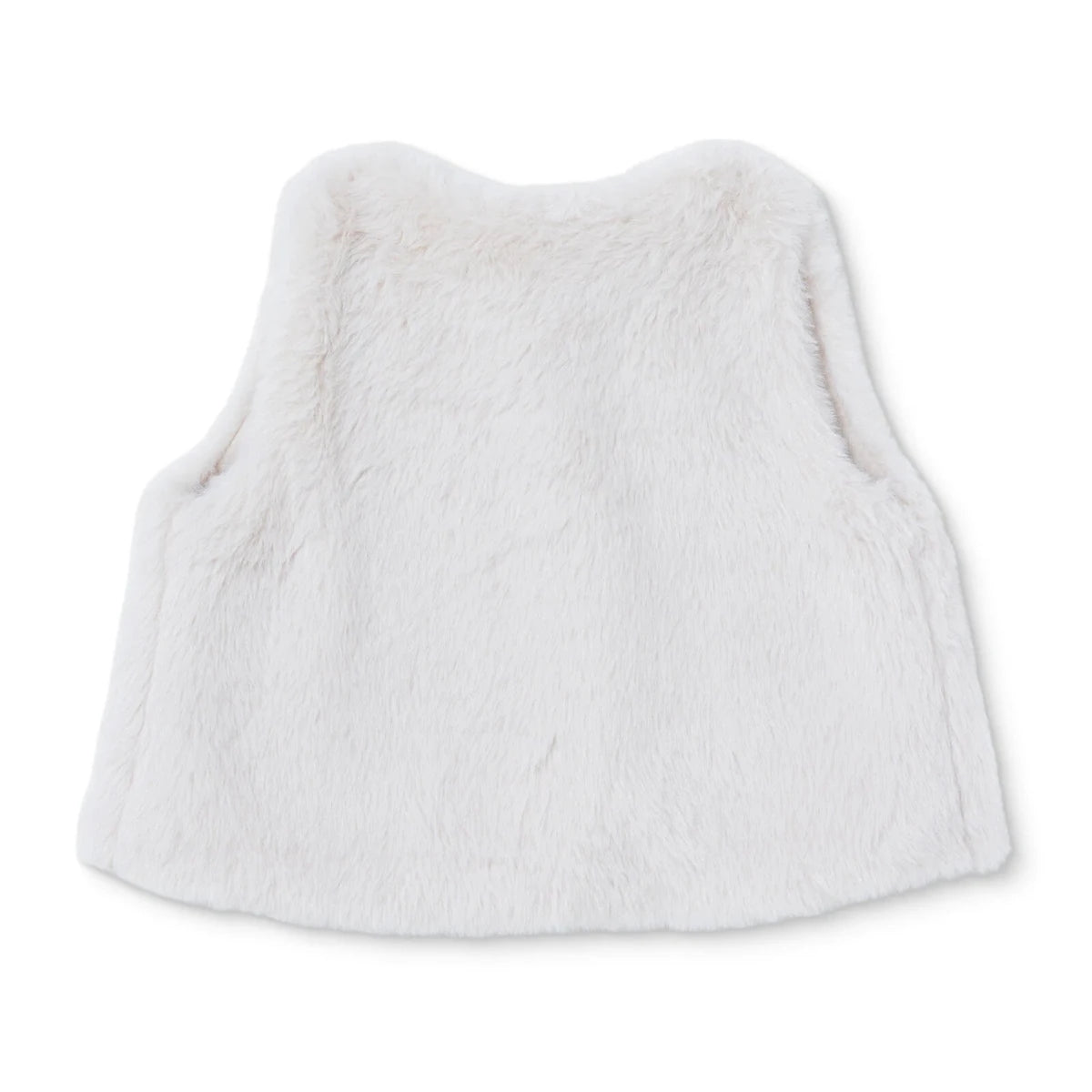 Midimod Snap Fastening Fleece Baby Gilet (1-3 Months to 12 Months) Ecru - ebebek