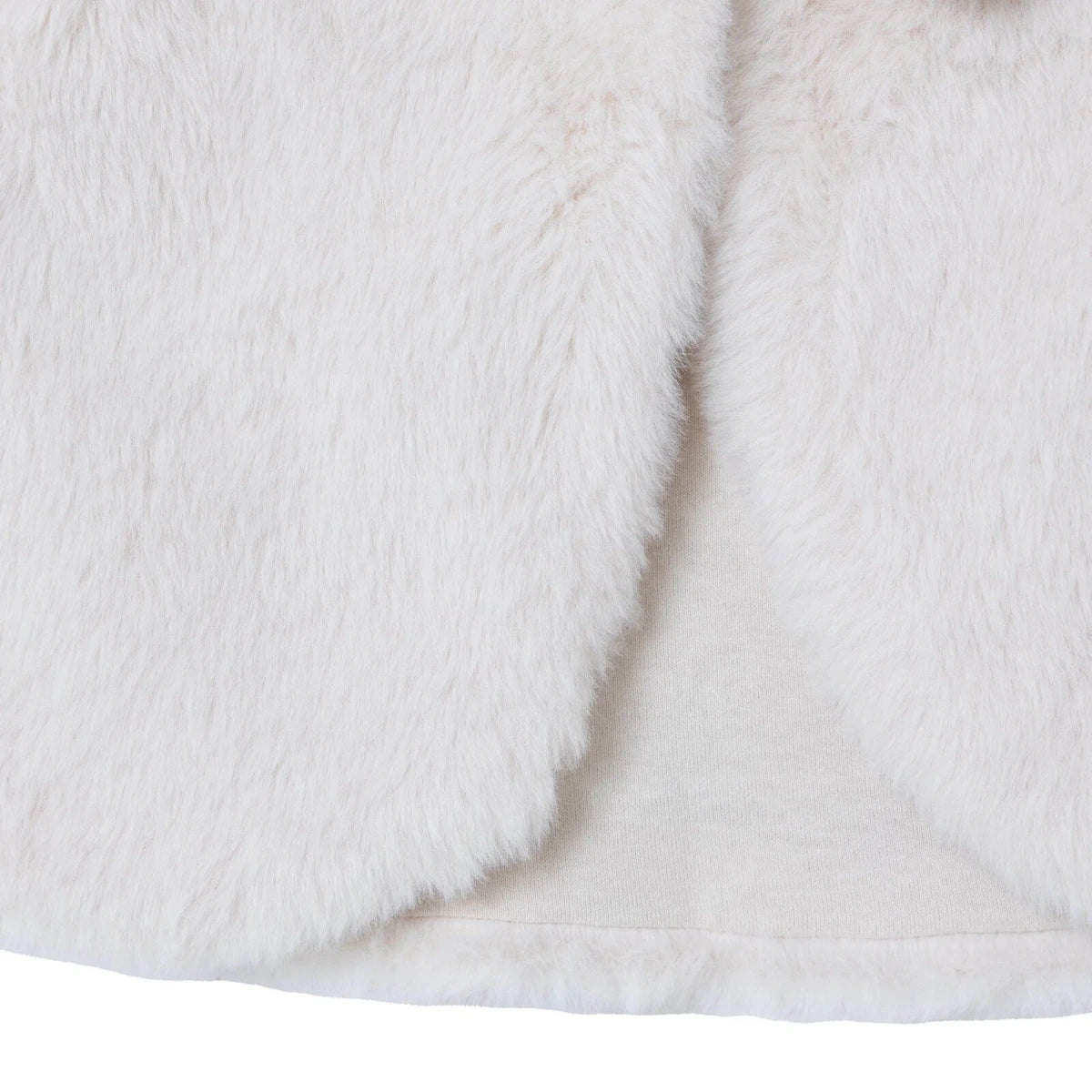 Midimod Snap Fastening Fleece Baby Gilet (1-3 Months to 12 Months) Ecru - ebebek