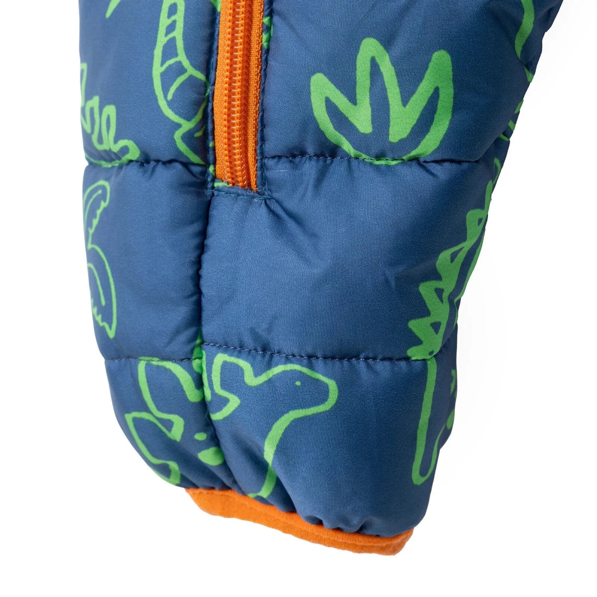 Verscon Dinosaur Print Baby Pramsuit (9-12 Months to 18 Months-2 Years) Petrol Printed - ebebek
