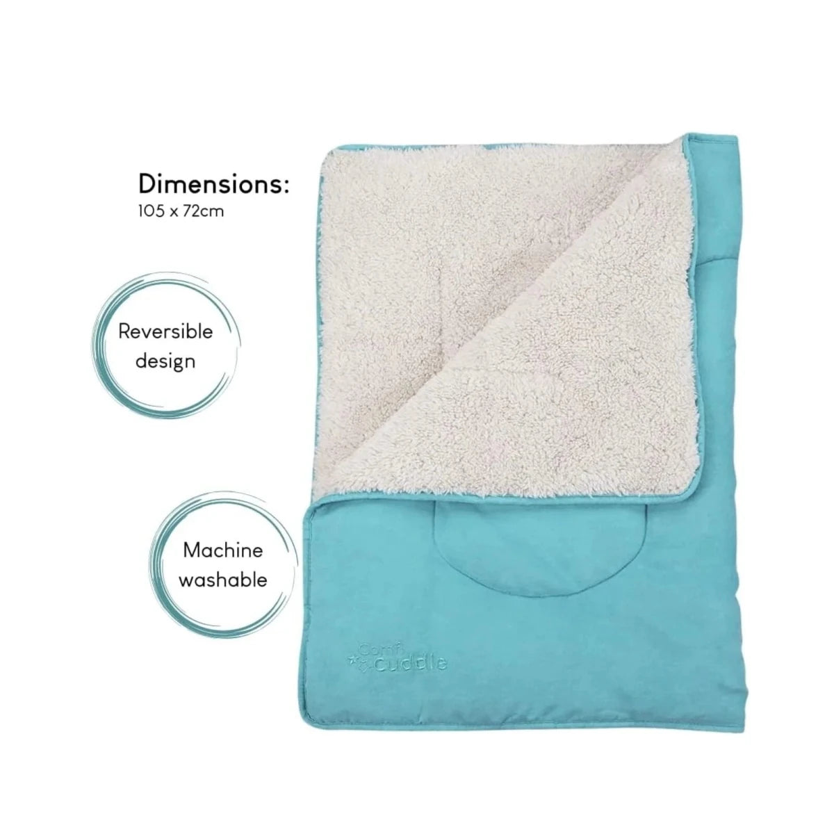 CuddleCo Comfi-Cuddle Tiffany Blue