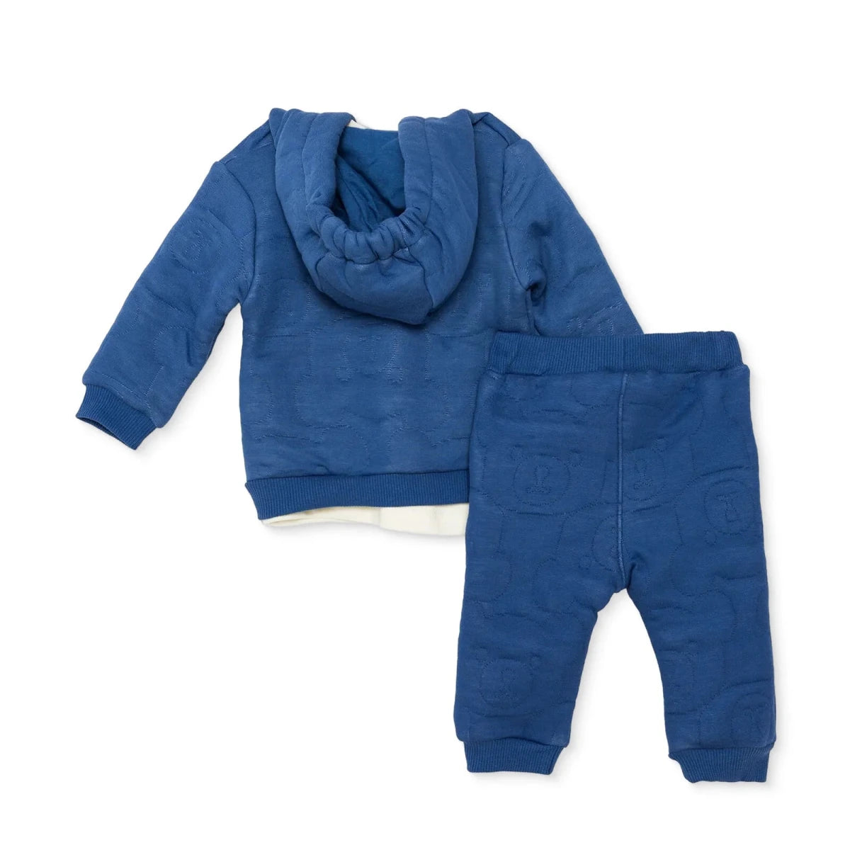 Bebetto 3 Piece Baby Cardigan, T-Shirt & Leggings Set (1-3 to 12 Months) Indigo - ebebek