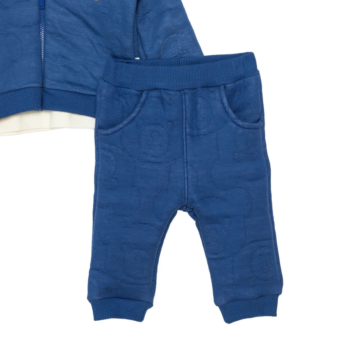 Bebetto 3 Piece Baby Cardigan, T-Shirt & Leggings Set (1-3 to 12 Months) Indigo - ebebek
