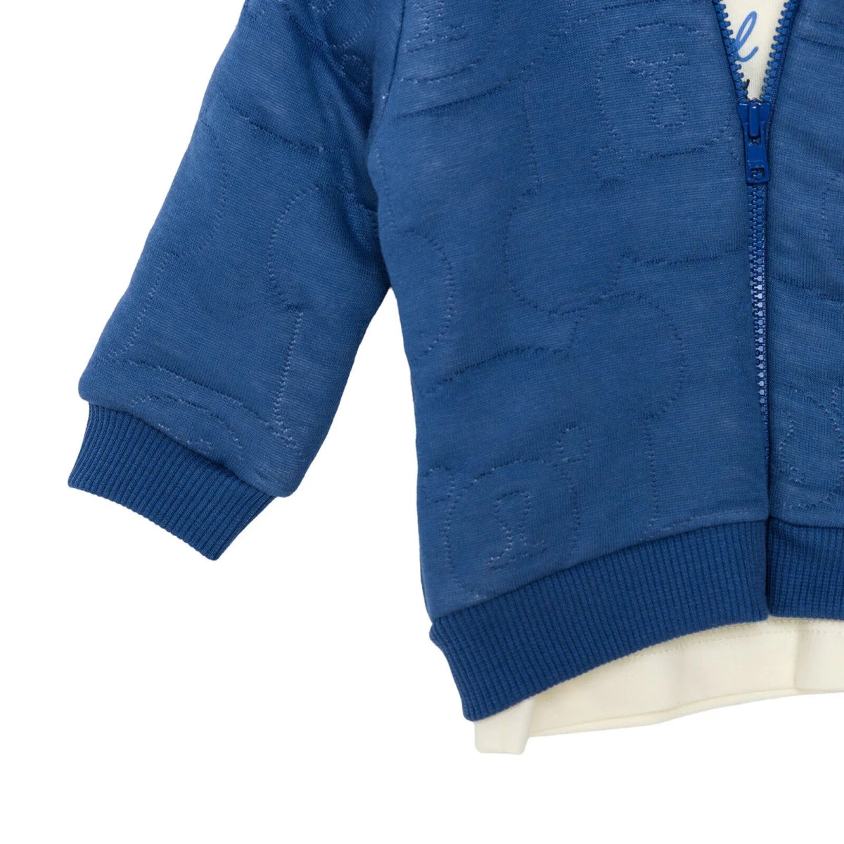 Bebetto 3 Piece Baby Cardigan, T-Shirt & Leggings Set (1-3 to 12 Months) Indigo - ebebek
