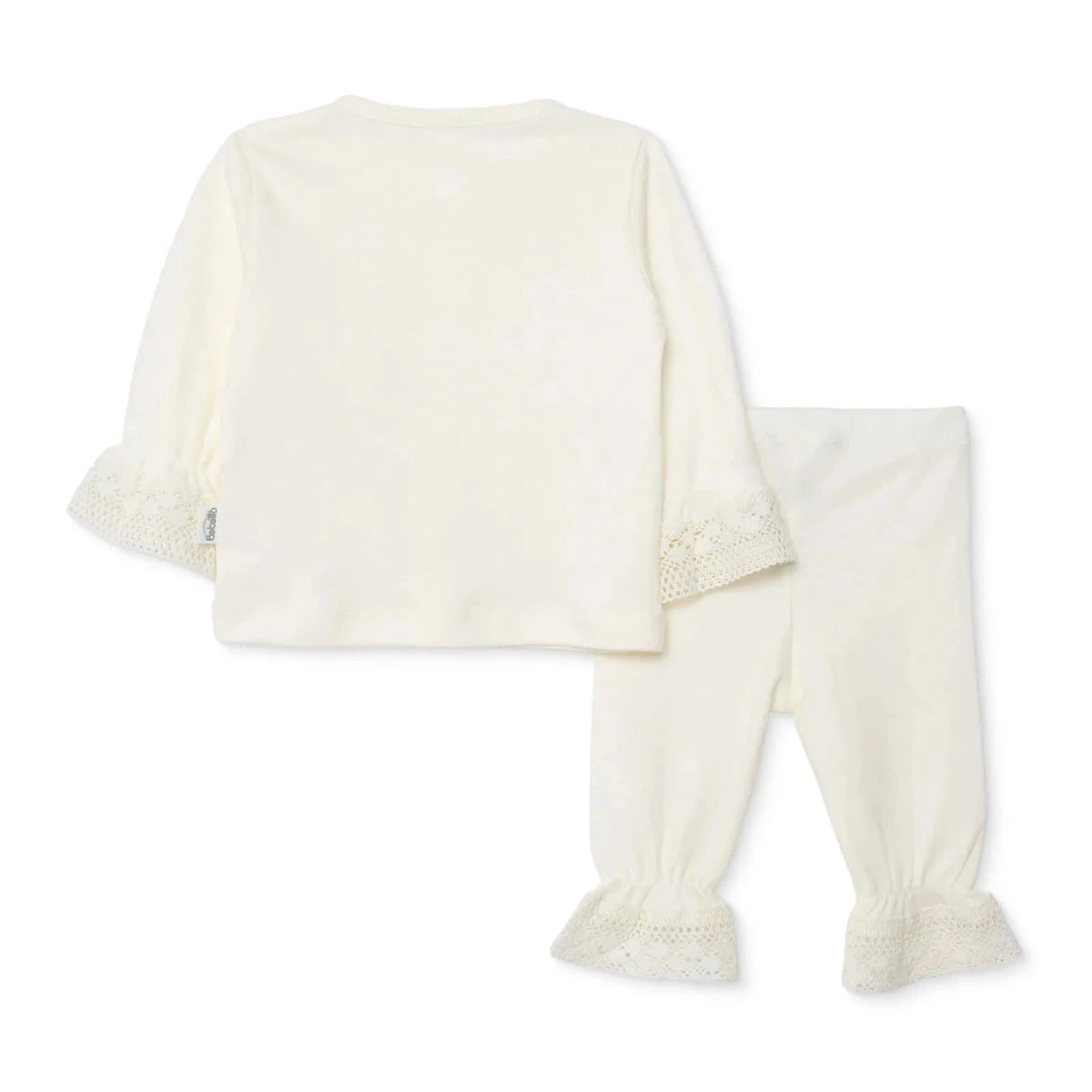 Bebetto Long Sleeve Baby Cardigan & Leggings Set (Newborn to 6-9 Months) Ecru - ebebek