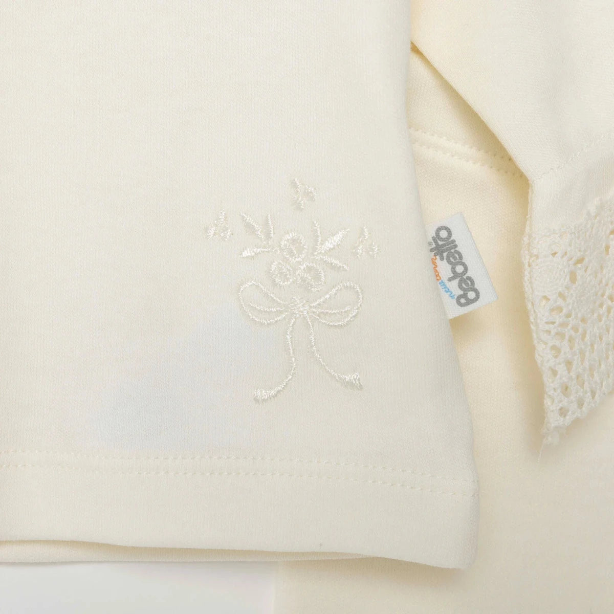 Bebetto Long Sleeve Baby Cardigan & Leggings Set (Newborn to 6-9 Months) Ecru - ebebek