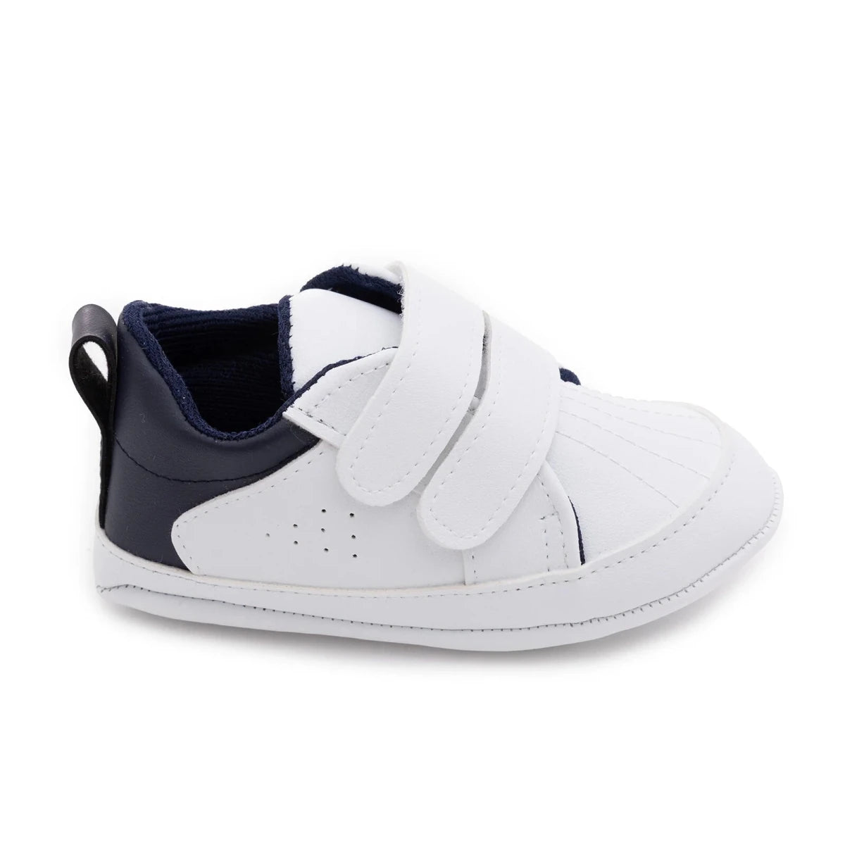 HelloBaby Faux Leather First Walker Baby Shoes White - ebebek