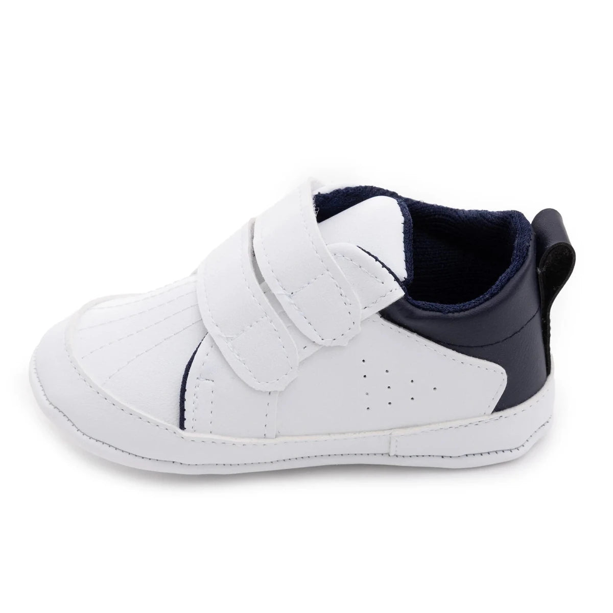 HelloBaby Faux Leather First Walker Baby Shoes White - ebebek