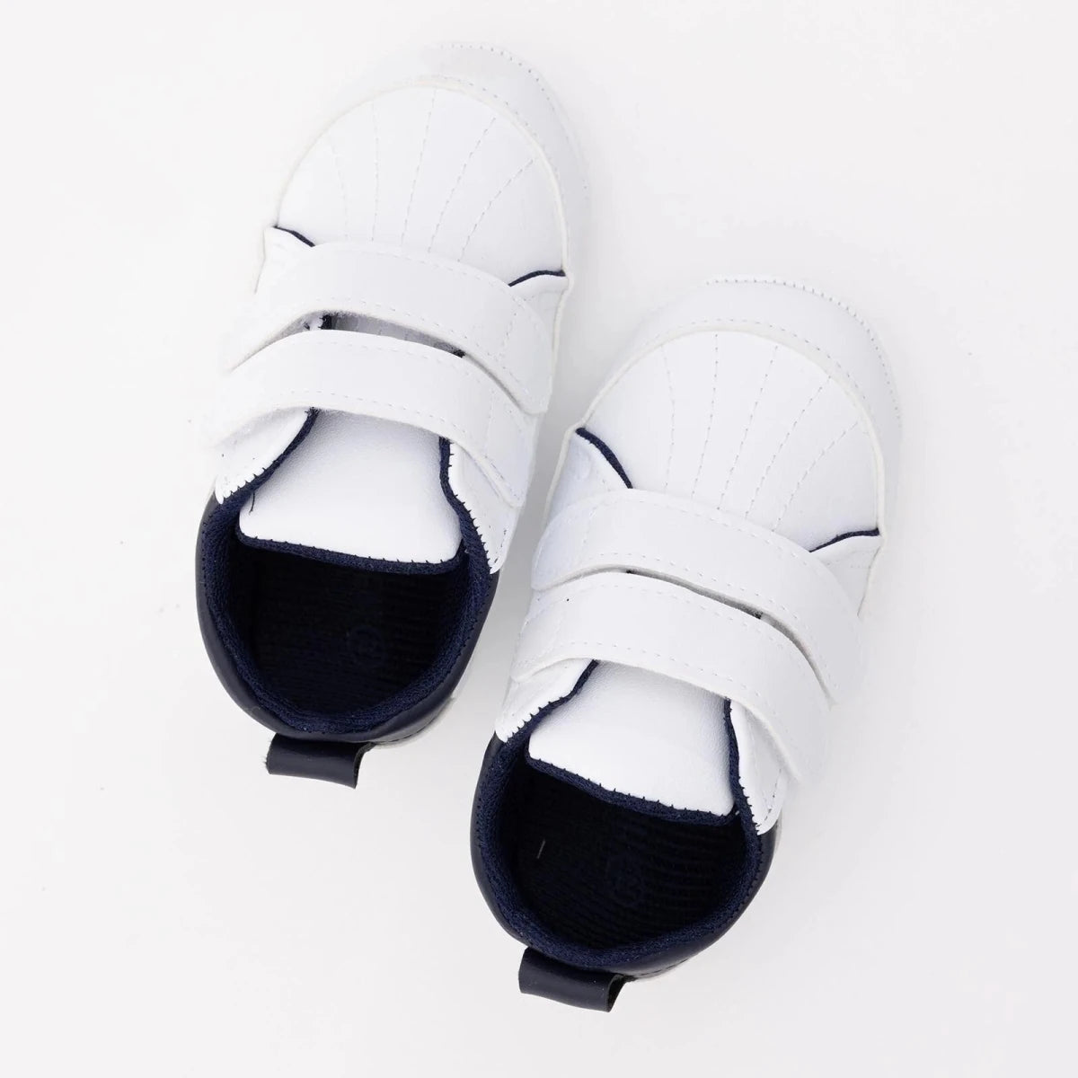 HelloBaby Faux Leather First Walker Baby Shoes White - ebebek