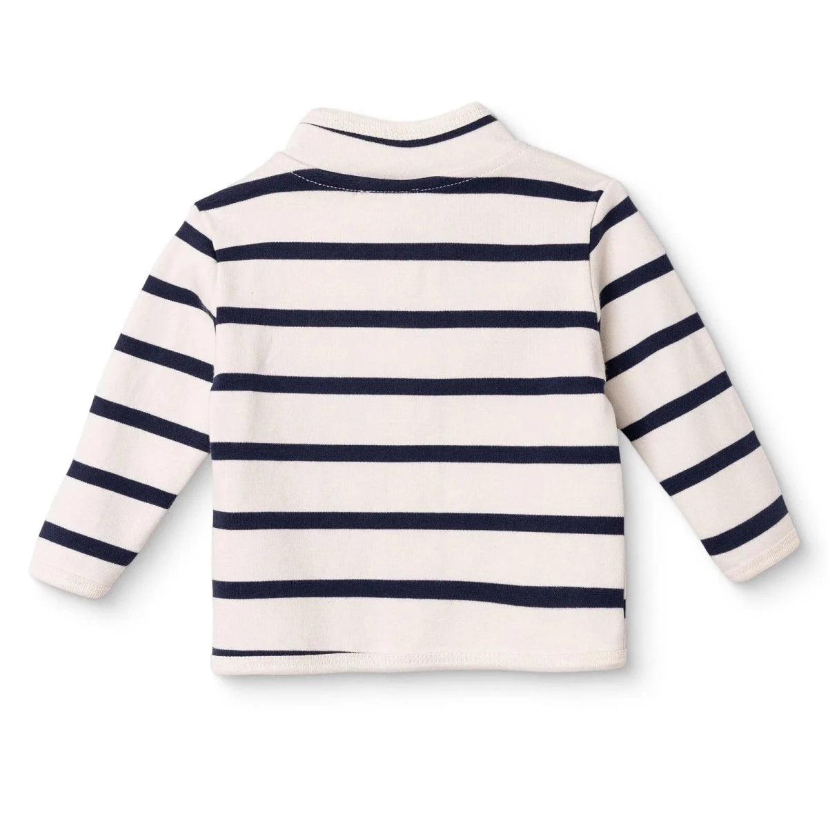 HelloBaby Grandad Collar Printed Baby Cardigan (1-3 Months to 12 Months) Ecru Printed - ebebek