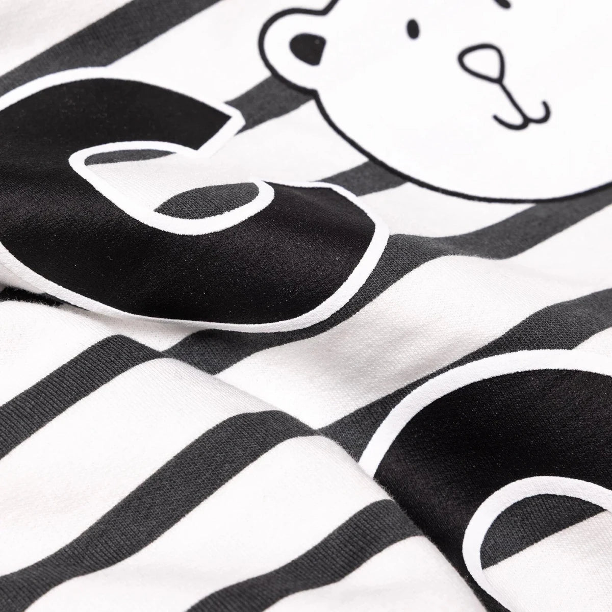 HelloBaby Loopback Baby Sweatshirt & Joggers Set (3-6 Months to 3-4 Years) Black Printed - ebebek