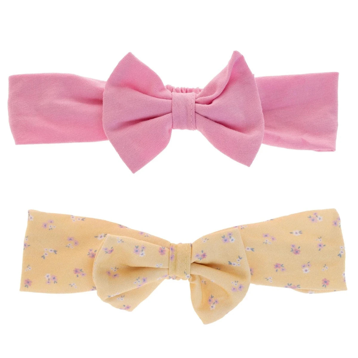 HelloBaby Floral Print Tulle Baby Headband (One Size) Yellow - ebebek