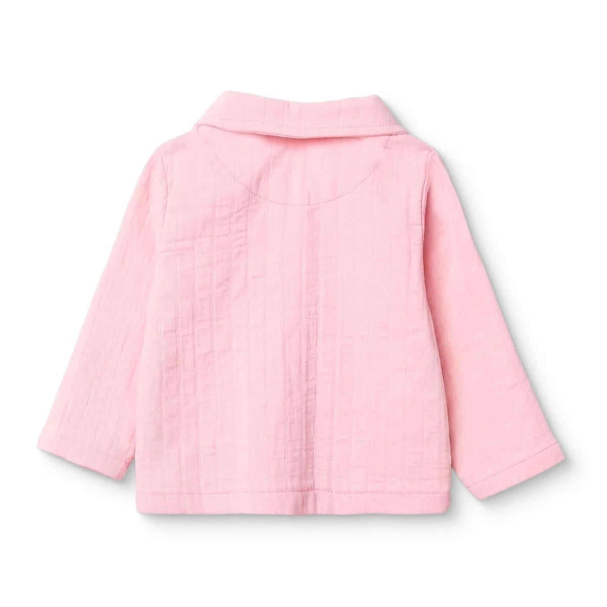 HelloBaby Short Sleeve Muslin Baby Cardigan (1-3 Months to 12 Months) Pink - ebebek