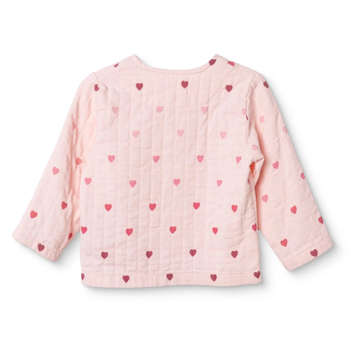 HelloBaby Short Sleeve Muslin Baby Cardigan (1-3 Months to 12 Months) Pink Printed - ebebek