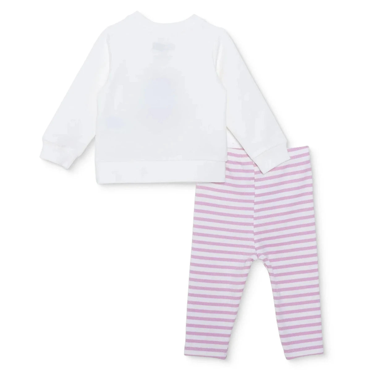 HelloBaby Cherry Print Baby Sweatshirt & Leggings Set (1-3 Months to 12 Months) Pink - ebebek
