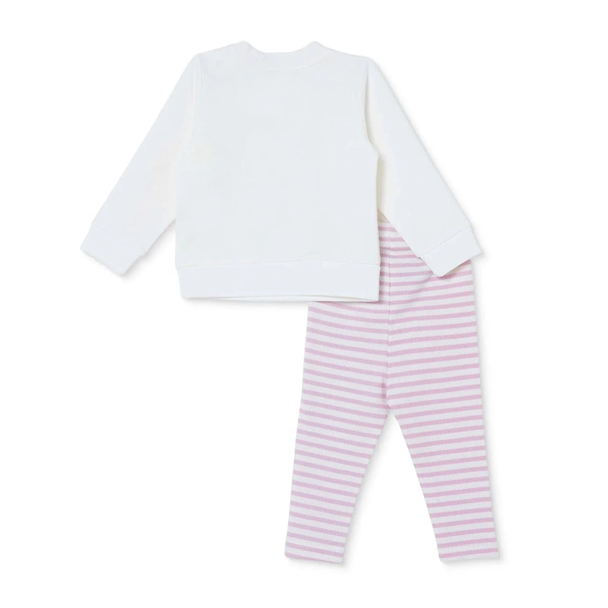 HelloBaby Cherry Print Baby Sweatshirt & Leggings Set (1-3 Months to 12 Months) Pink - ebebek