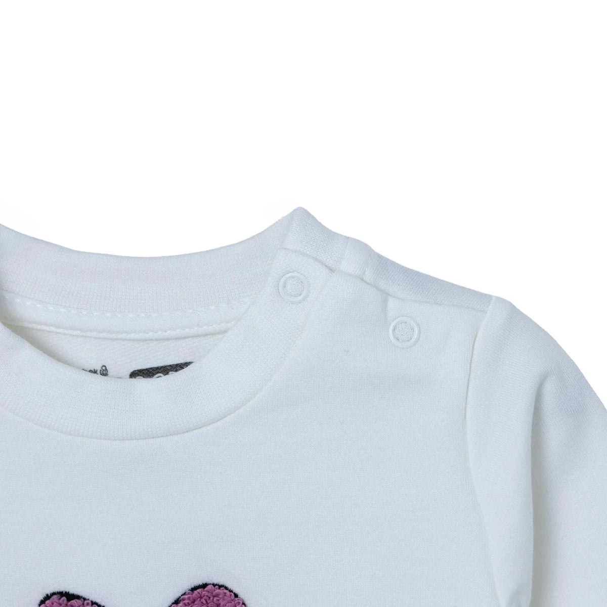 HelloBaby Cherry Print Baby Sweatshirt & Leggings Set (1-3 Months to 12 Months) Pink - ebebek