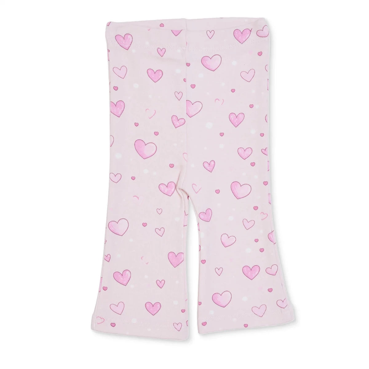 HelloBaby Printed Interlock Baby Leggings (1-3 Months to 12 Months) Pink Printed - ebebek
