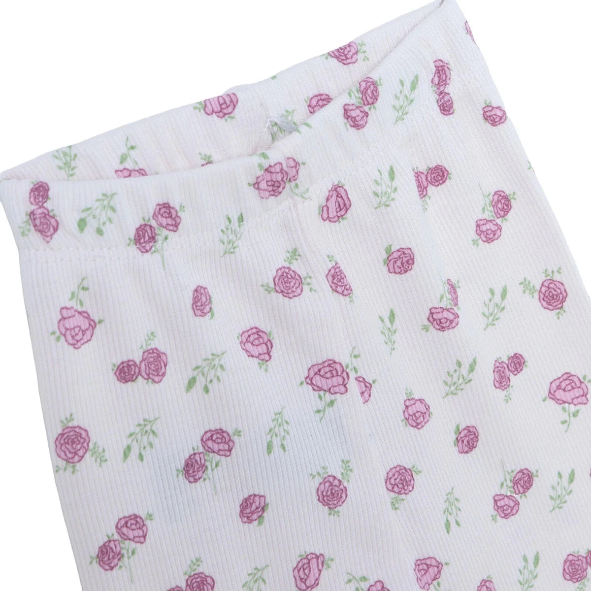HelloBaby Printed Ribbed Baby Leggings (1-3 Months to 12 Months) Pink Printed - ebebek