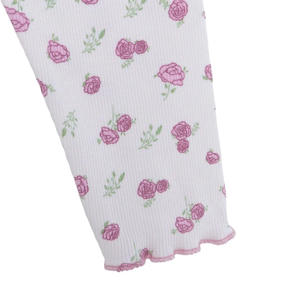 HelloBaby Printed Ribbed Baby Leggings (1-3 Months to 12 Months) Pink Printed - ebebek