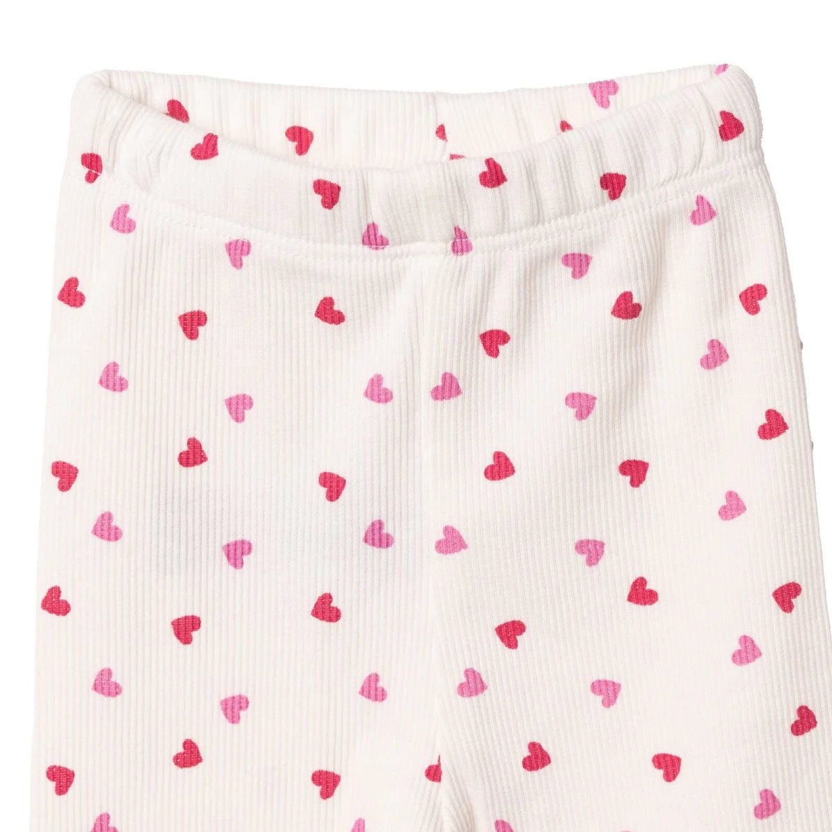 HelloBaby Printed Ribbed Baby Leggings (1-3 Months to 12 Months) Ecru Printed - ebebek