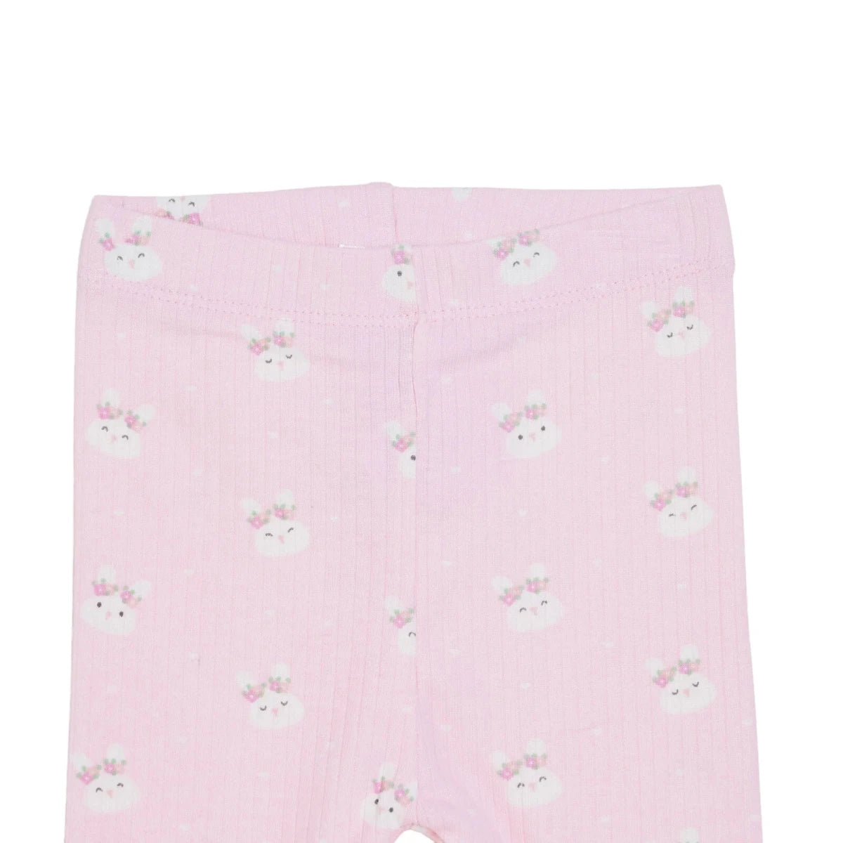 HelloBaby Printed Interlock Baby Leggings (1-3 Months to 12 Months) Pink Printed - ebebek