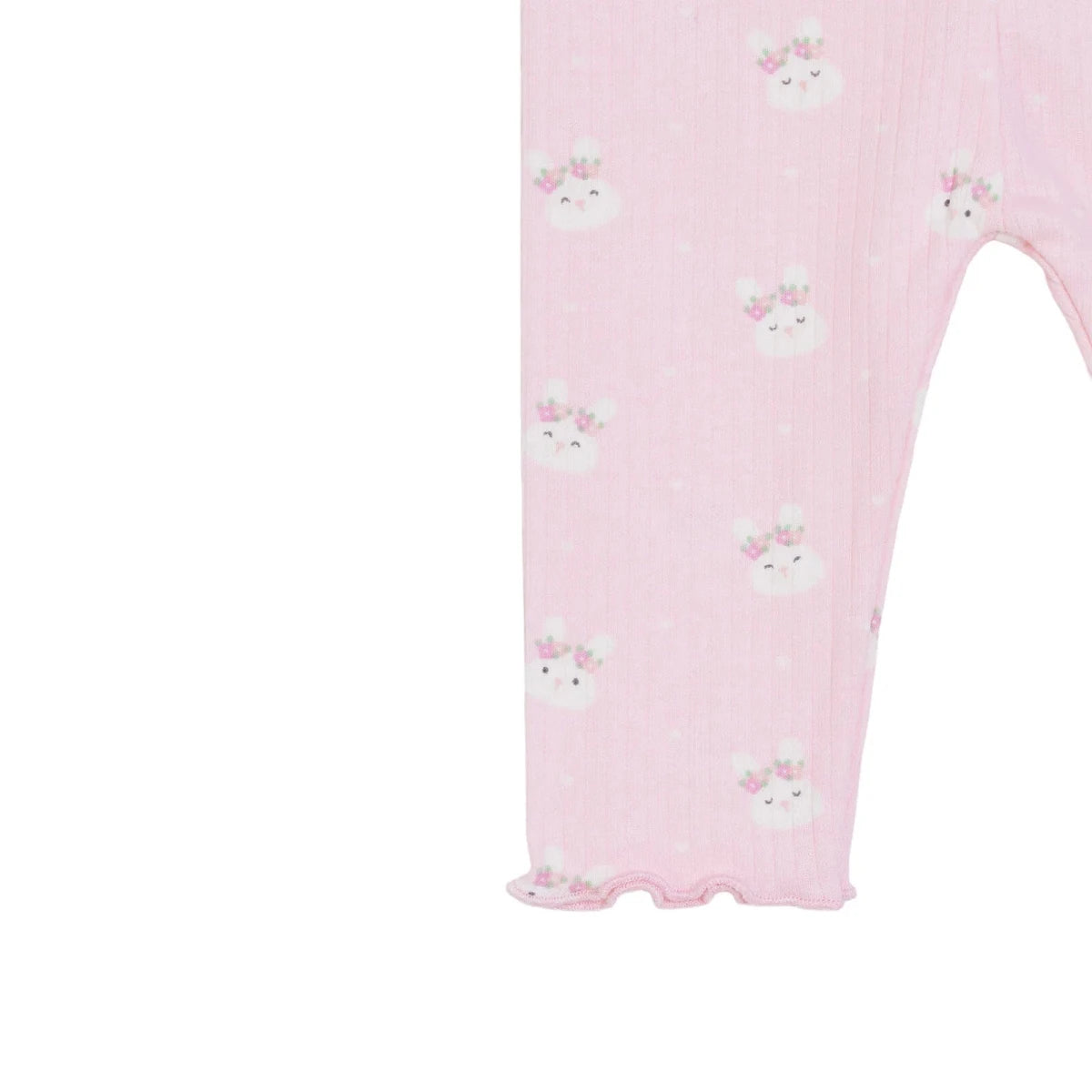 HelloBaby Printed Interlock Baby Leggings (1-3 Months to 12 Months) Pink Printed - ebebek