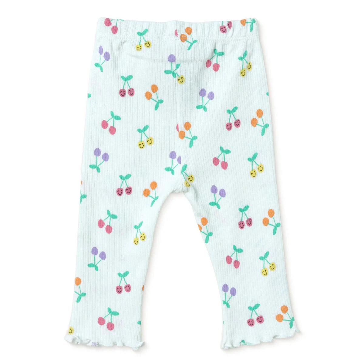 HelloBaby Printed Interlock Baby Leggings (1-3 Months to 12 Months) Ecru Printed - ebebek