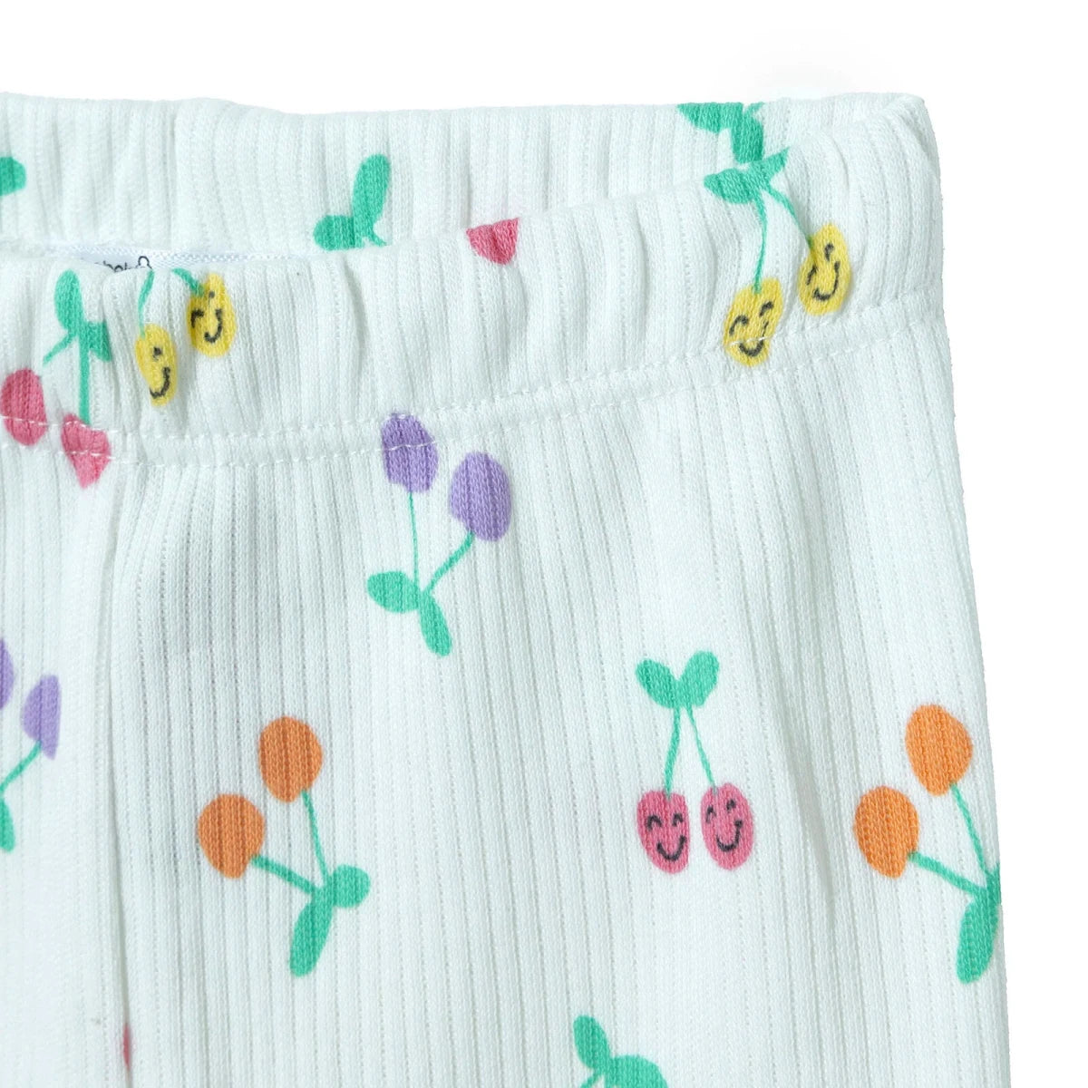 HelloBaby Printed Interlock Baby Leggings (1-3 Months to 12 Months) Ecru Printed - ebebek
