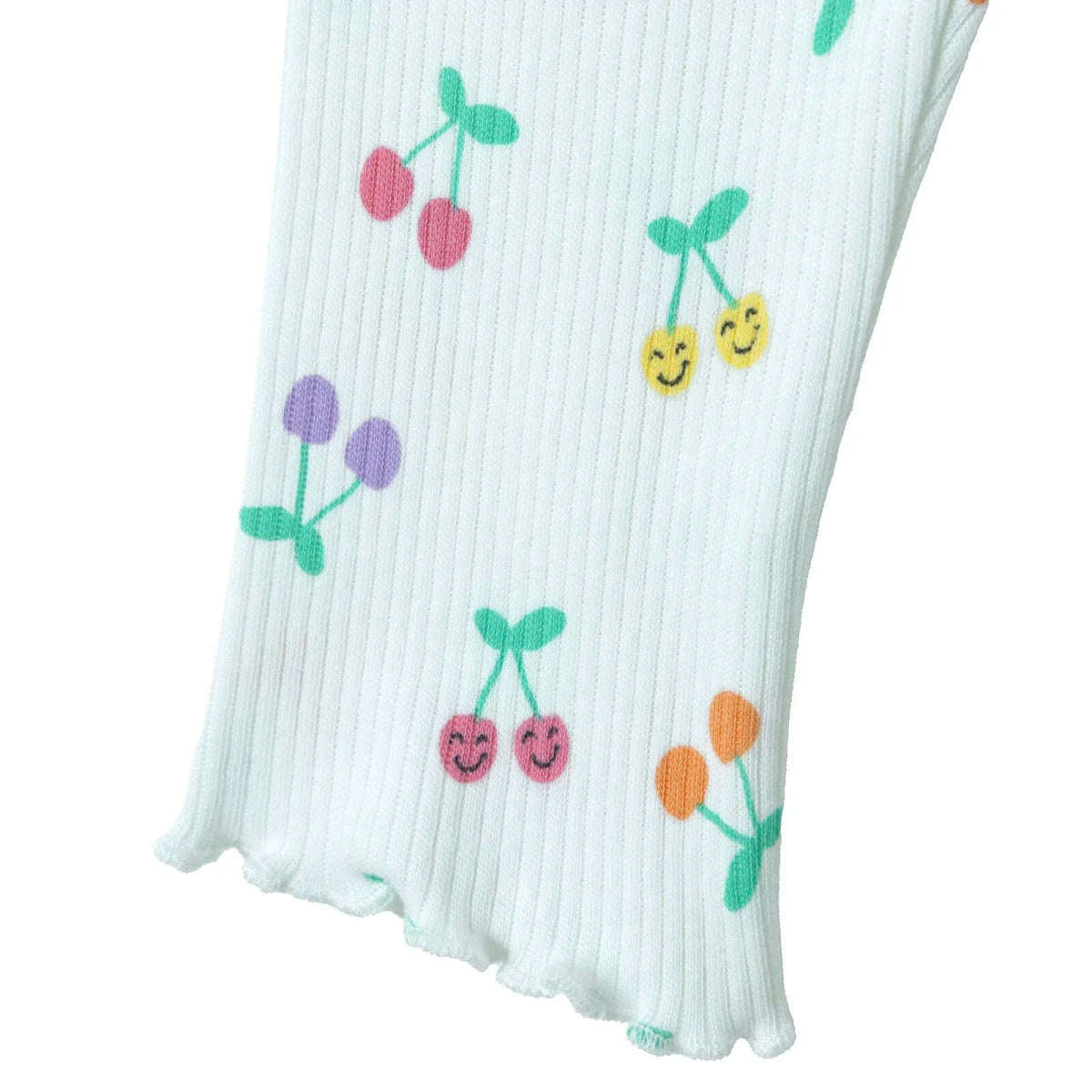 HelloBaby Printed Interlock Baby Leggings (1-3 Months to 12 Months) Ecru Printed - ebebek
