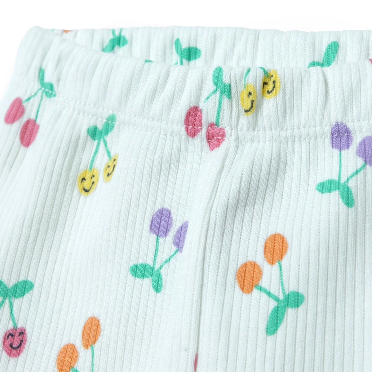 HelloBaby Printed Interlock Baby Leggings (1-3 Months to 12 Months) Ecru Printed - ebebek
