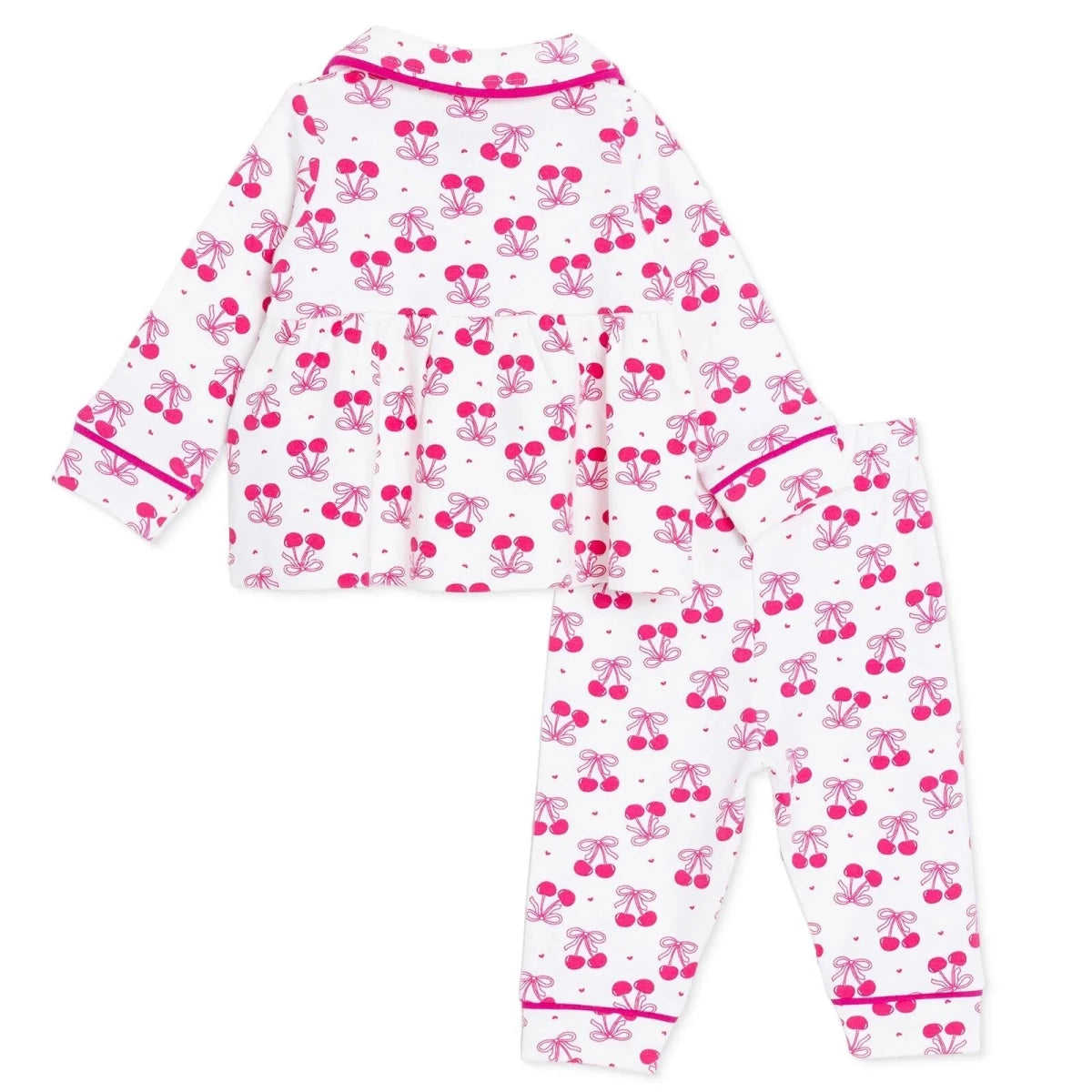 HelloBaby Peter Pan Collar Long Sleeve Baby Pyjama Set (3-6 Months to 2-3 Years) Ecru - ebebek