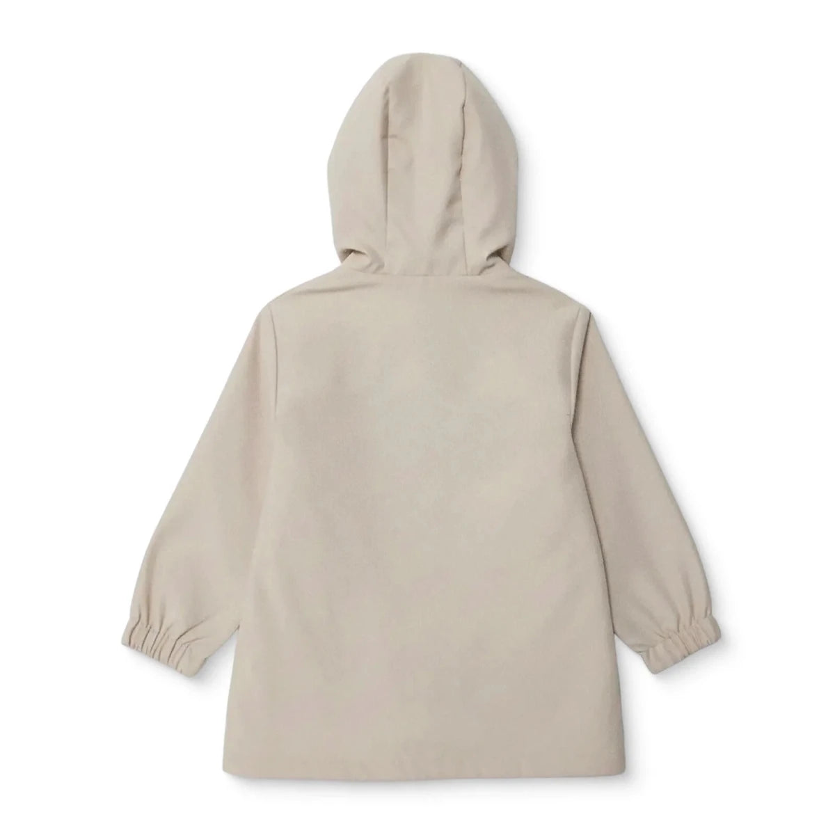 Midimod Hooded Lined Microfibre Baby Raincoat (9-12 Months to 4-5 Years) Beige - ebebek