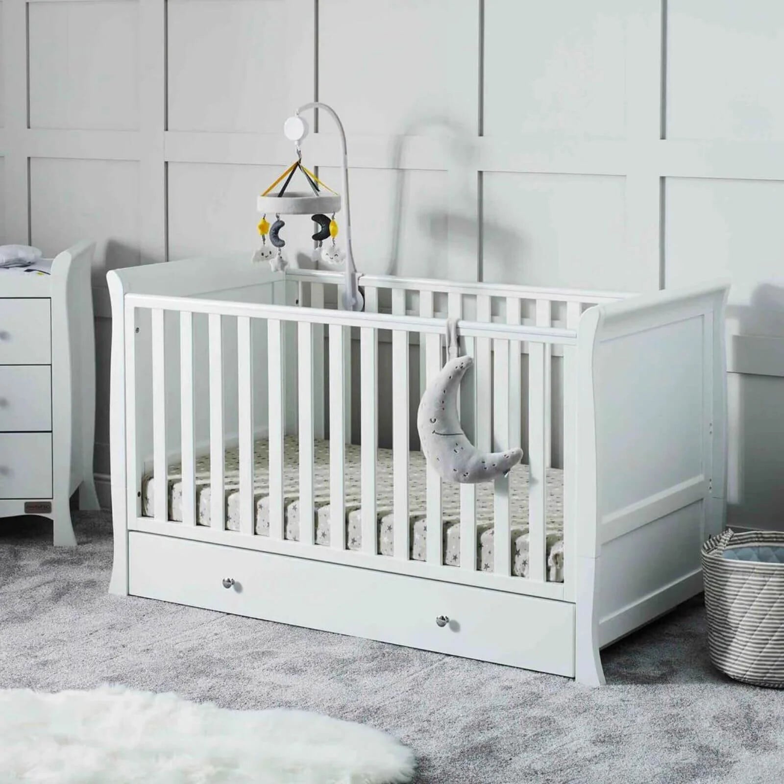 Ickle Bubba Snowdon Classic Cot Bed White - Without Mattress - ebebek - Black Friday
