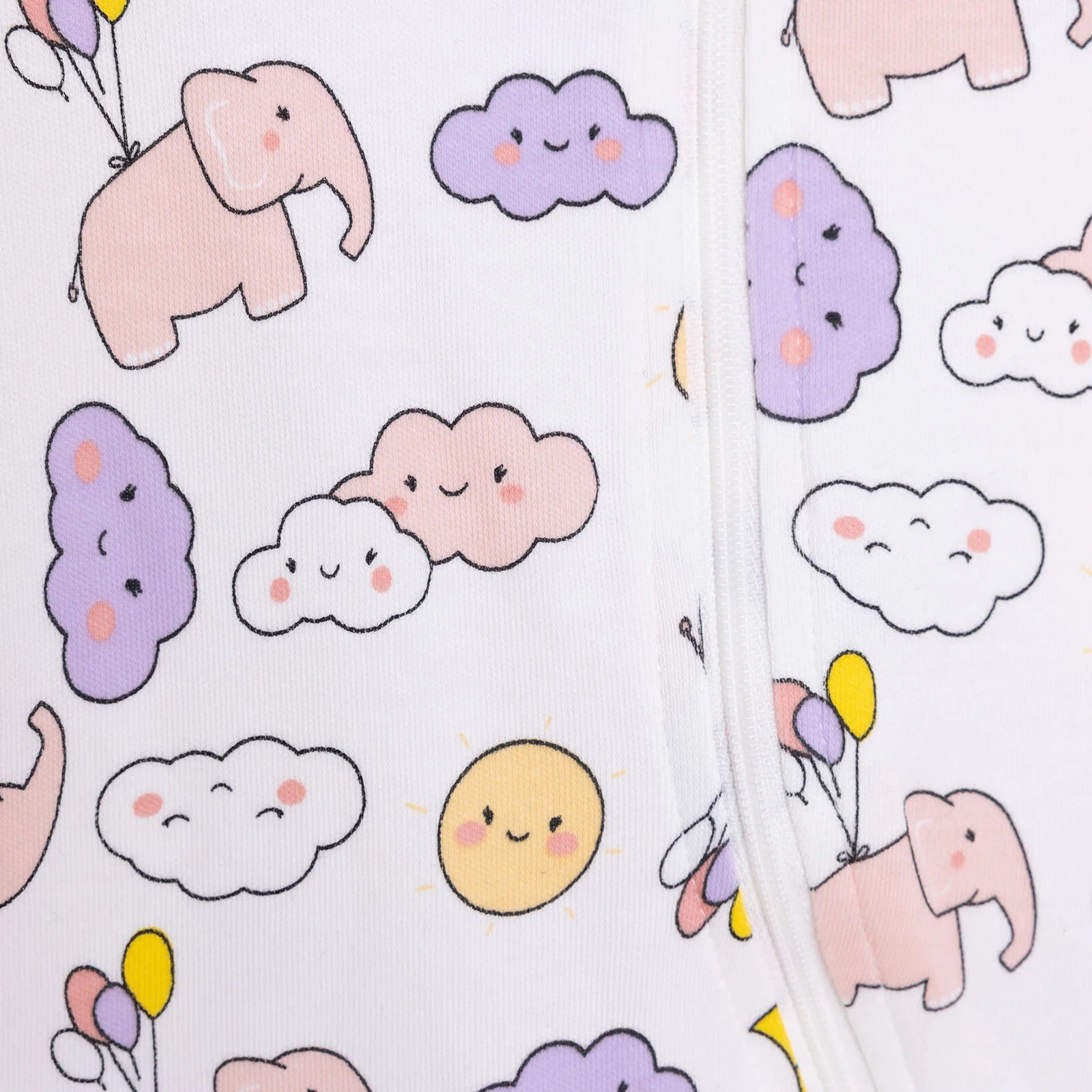 HelloBaby Newborn Baby Girl Footed Jumpsuit - Ecru - ebebek - Black Friday