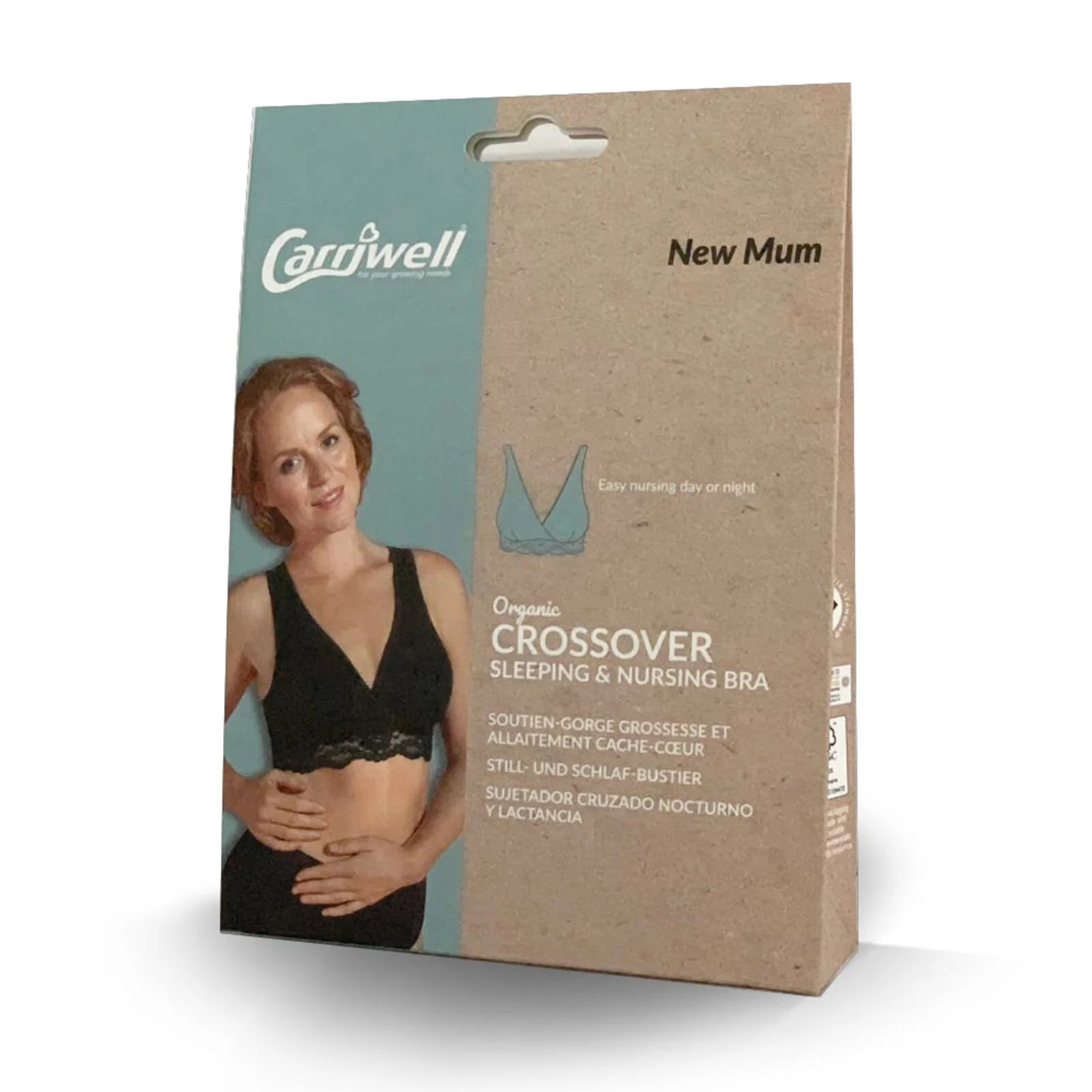 Carriwell Crossover Sleeping & Nursing Bra - Black - ebebek - Black Friday