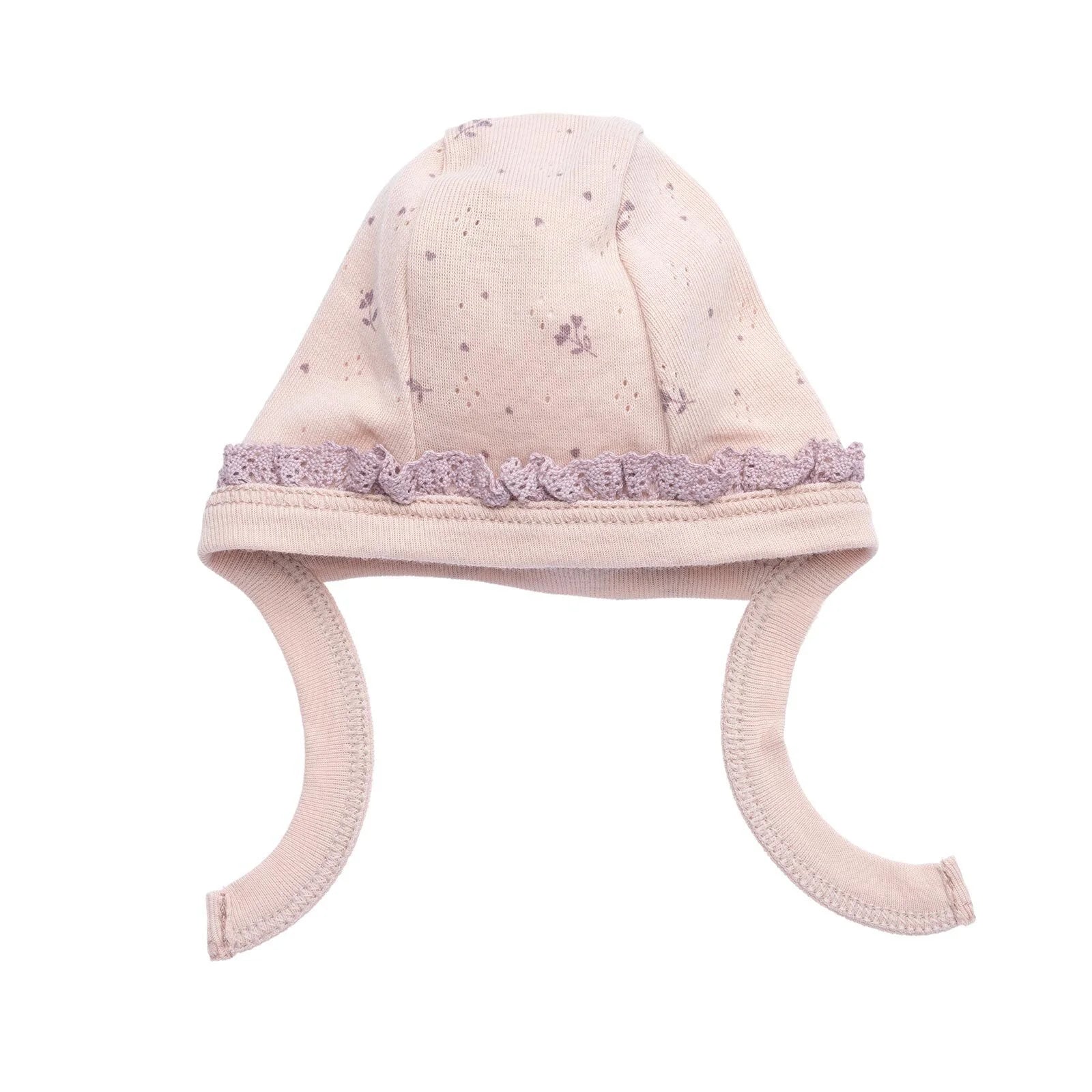 Bebetto Newborn Baby Girl Nature Hat 2 Pcs - Powder - ebebek - Black Friday