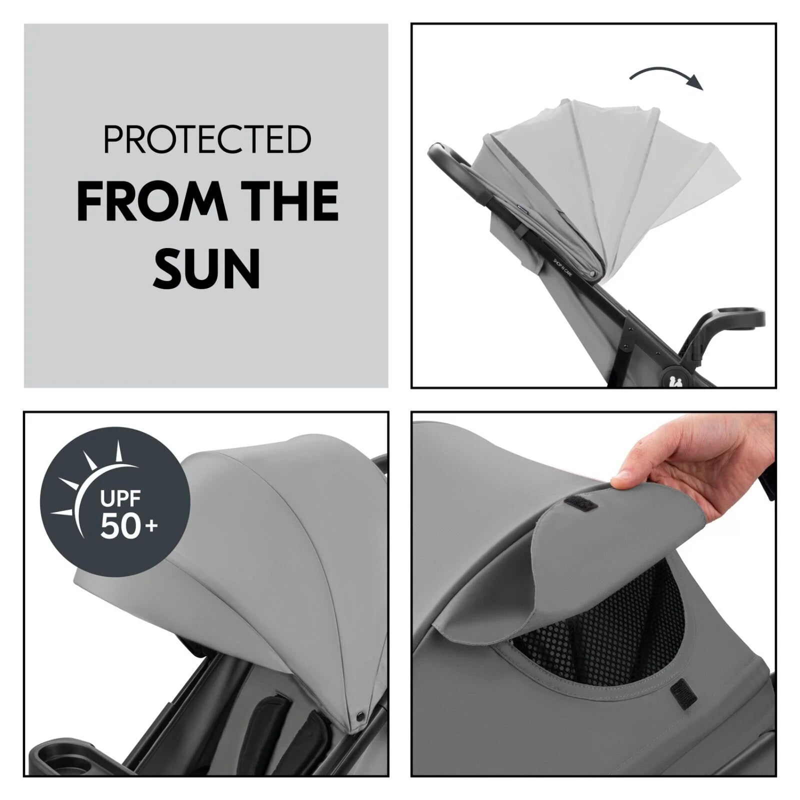 Hauck Shop N Care Trio Set - Grey - ebebek - Black Friday