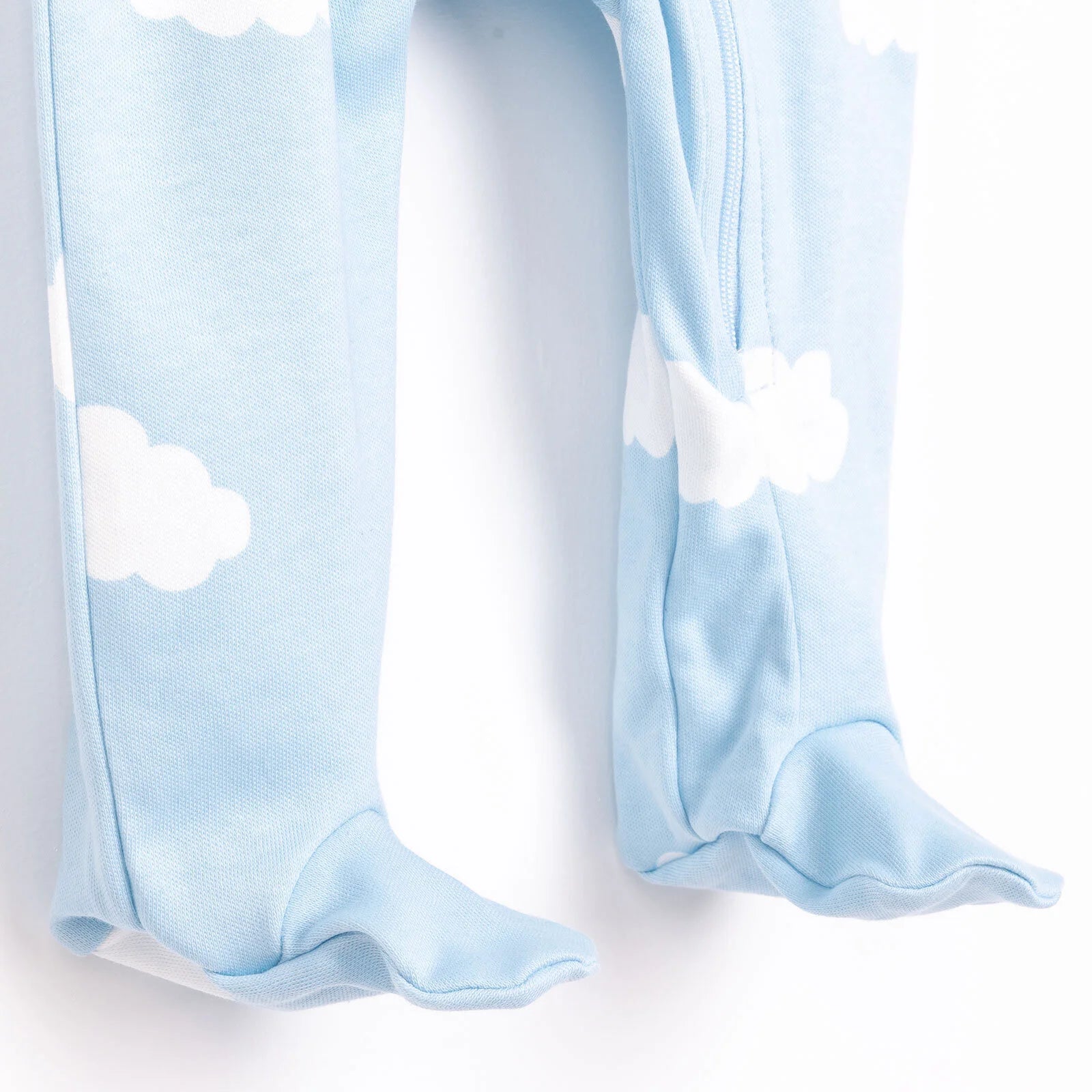 HelloBaby Newborn Baby Boy Footed Jumpsuit - Light Blue - ebebek - Black Friday