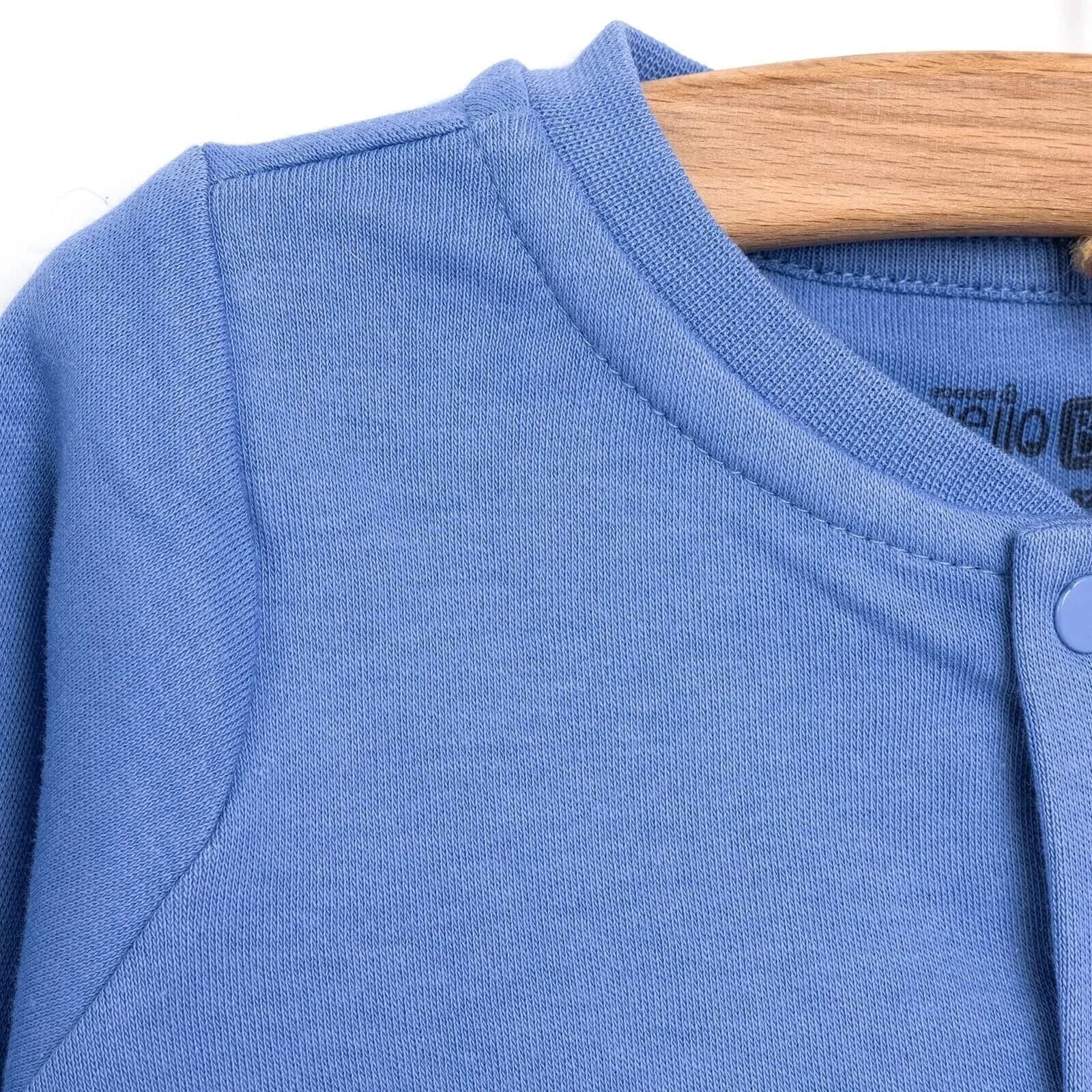 HelloBaby Basic Ribbed Cardigan - Blue - ebebek - Black Friday