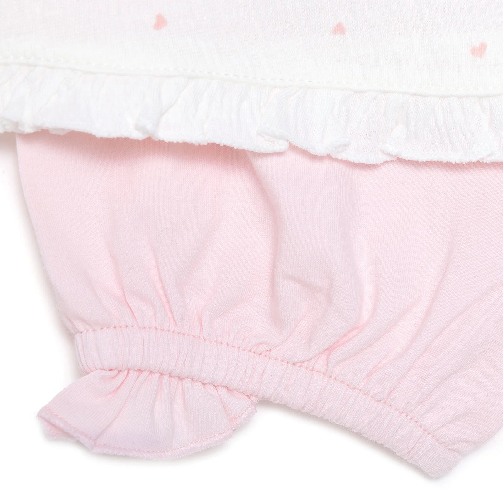 Bebetto Newborn Mini Heart Tshirt - Short - Pink - ebebek - Black Friday