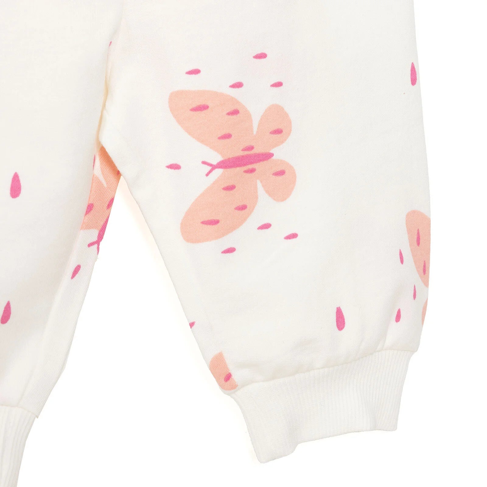 HelloBaby Basic Baby Girl Zippered Joggers - Ecru - ebebek - Black Friday